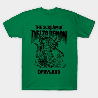 Screamin' Delta Demon (Choose Your Background Color) | Opryland USA | Nashville Tennessee T-Shirt